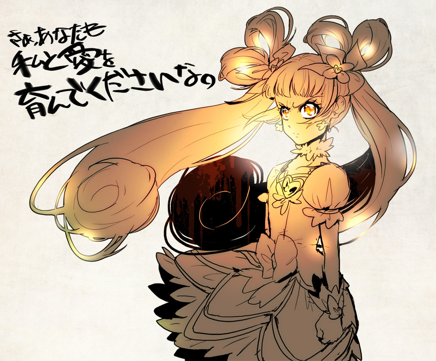 yotsuba alice and cure rosetta (precure and 1 more) drawn by tatsuki_(pizza_no_tempra)