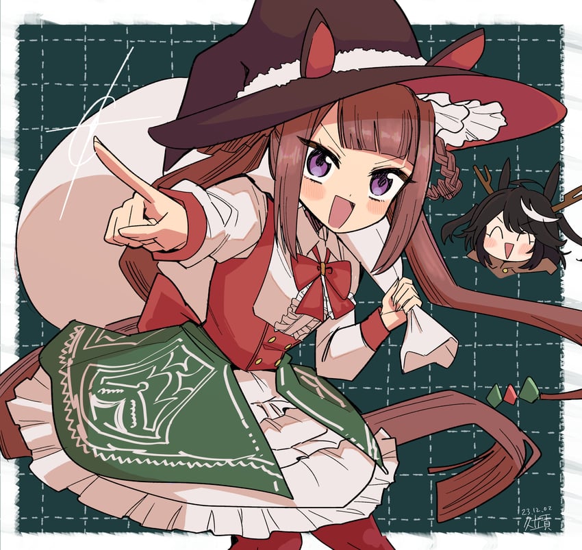 kitasan black and sweep tosho (umamusume) drawn by kudach_i