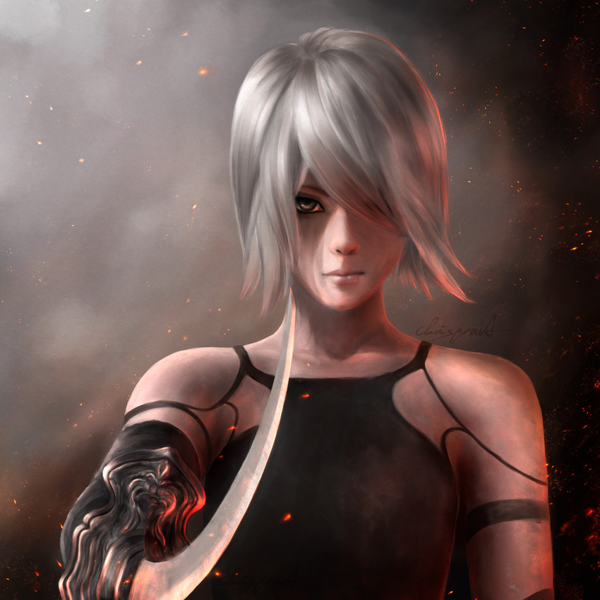 a2 (nier and 1 more) drawn by christoph_kampf