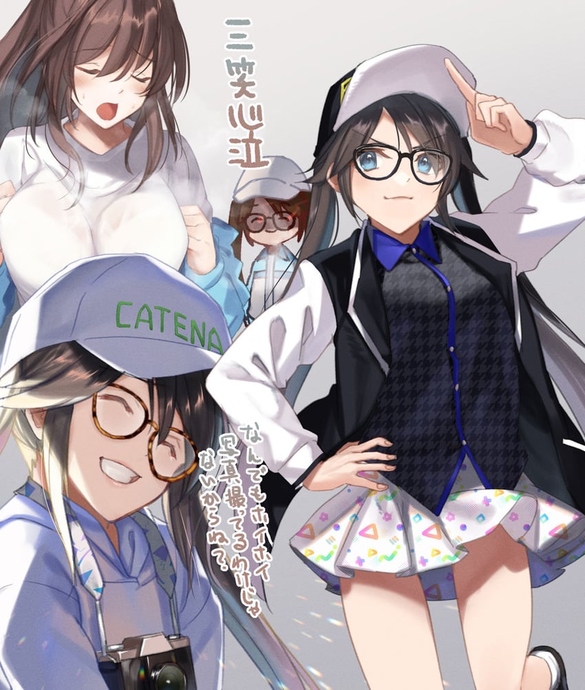 tsukioka kogane and mitsumine yuika (idolmaster and 1 more) drawn by kabocha_(monkey4)