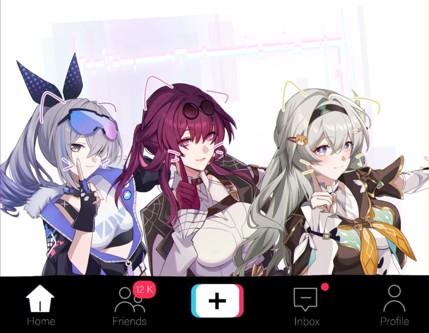 firefly, kafka, and silver wolf (honkai and 2 more) drawn by saint_laurent_paris