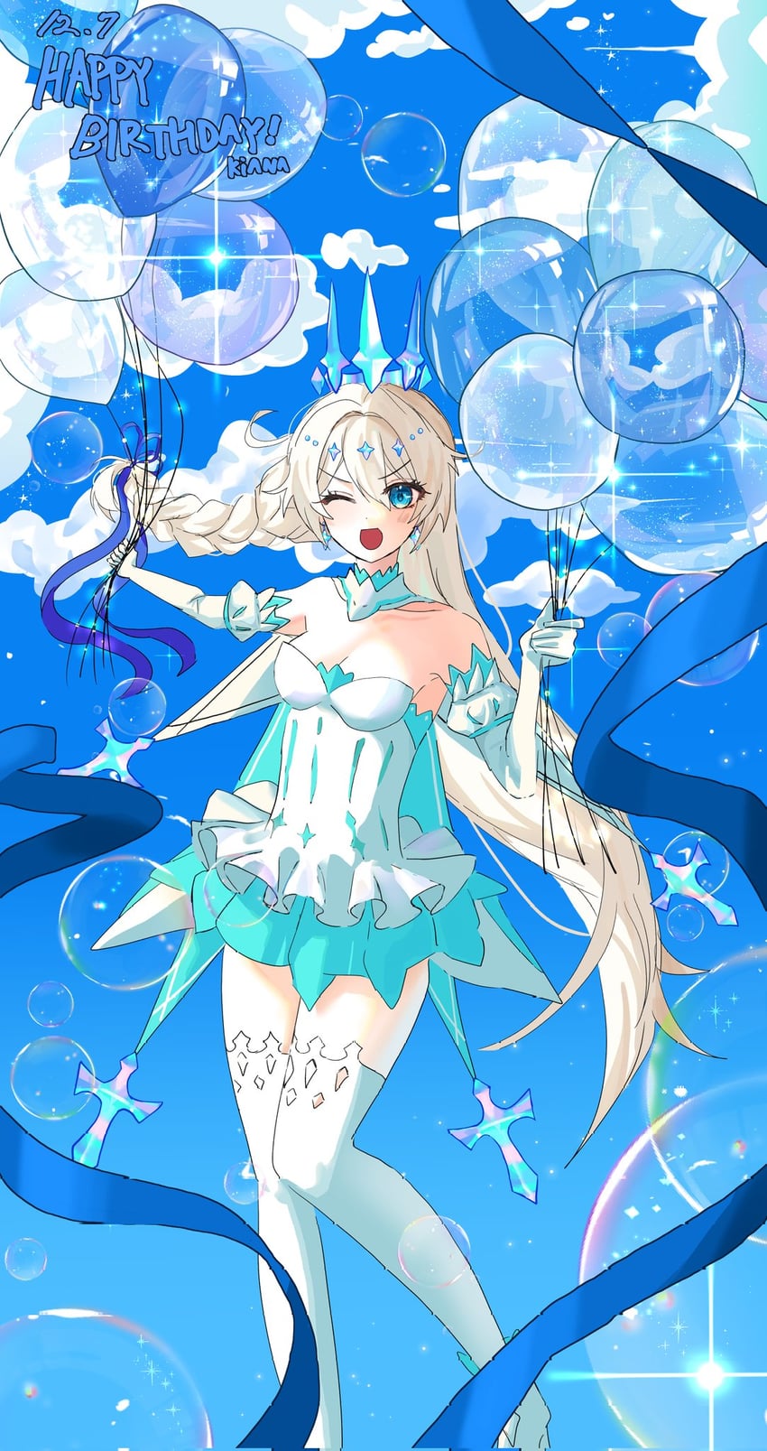 kiana kaslana (honkai and 1 more) drawn by kie0x