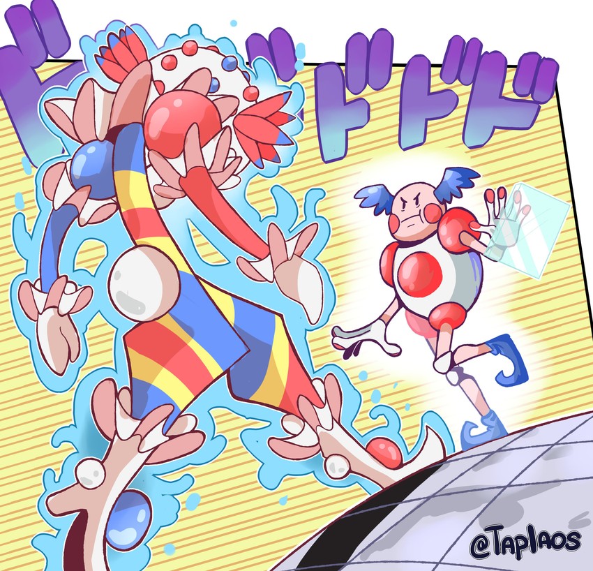 mr. mime and blacephalon (pokemon and 2 more) drawn by taplaos