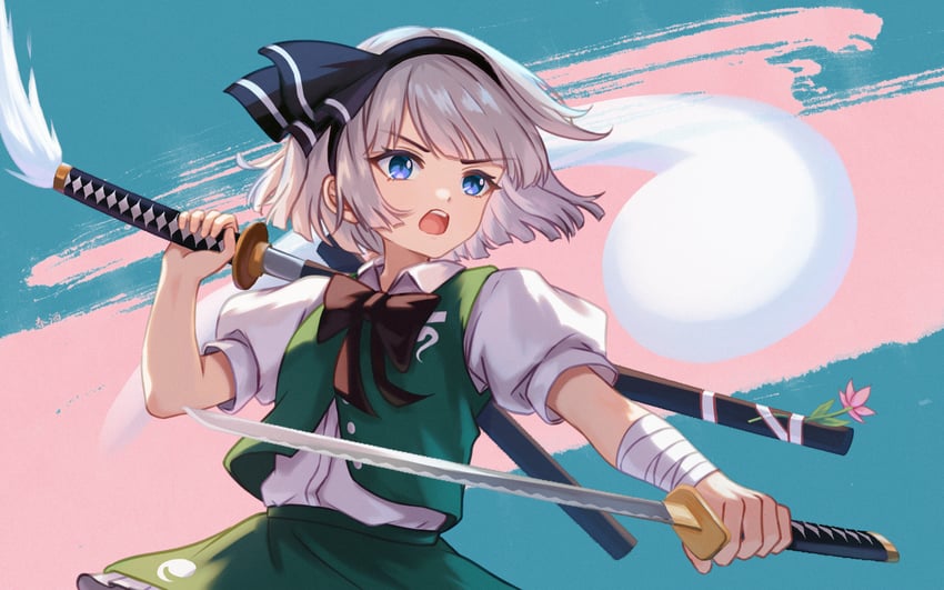 konpaku youmu and theiamillis gre fortorthe (touhou) drawn by chunjiu
