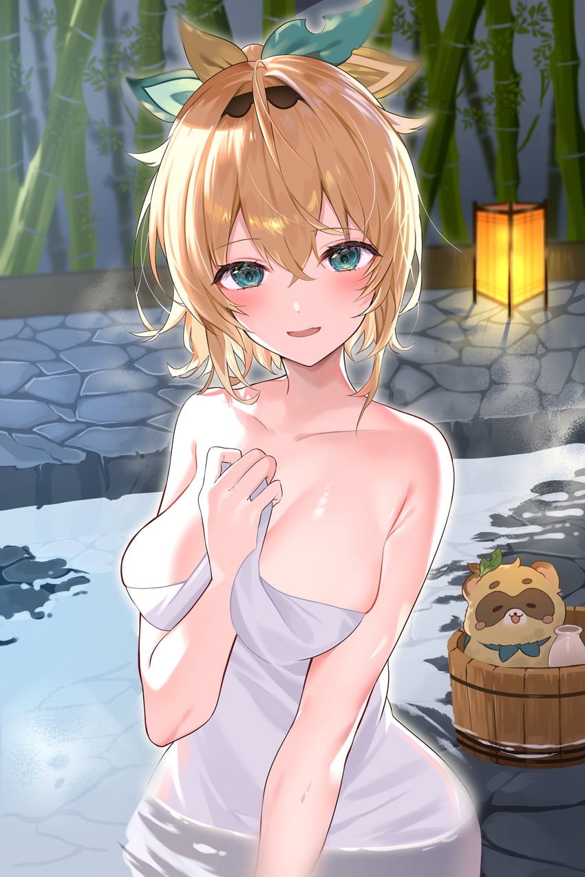 kazama iroha and pokobee (hololive) drawn by hua_shu_tenma