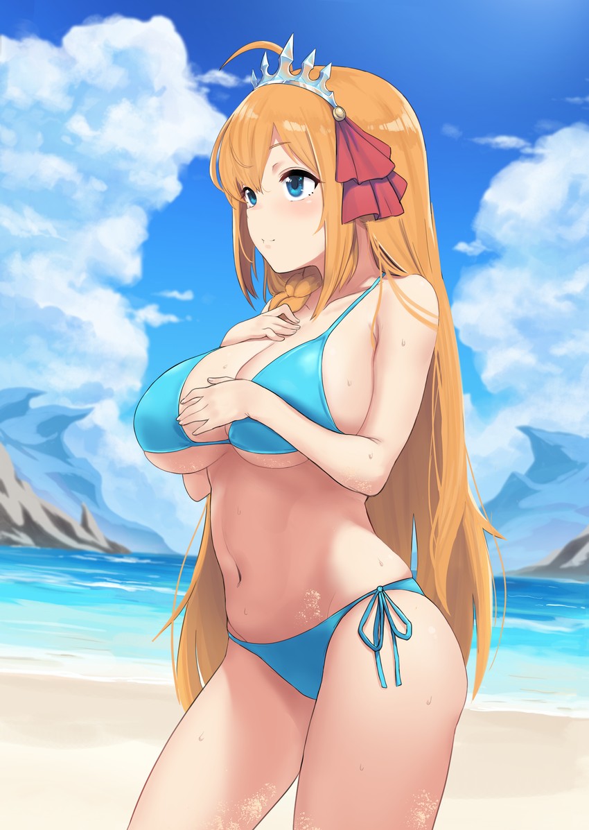 pecorine (princess connect!) drawn by chagama_teishoku
