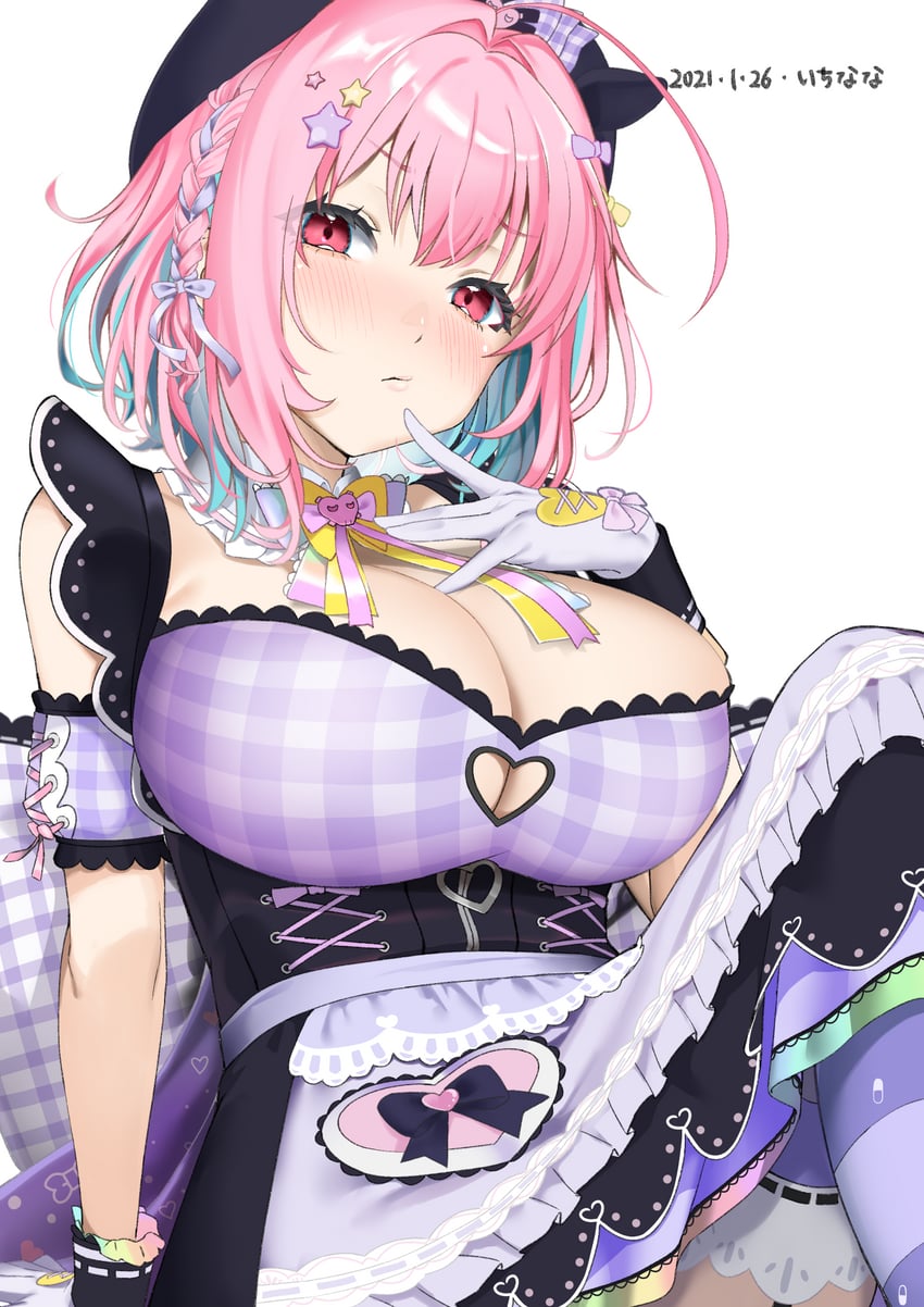 yumemi riamu (idolmaster and 2 more) drawn by itinana