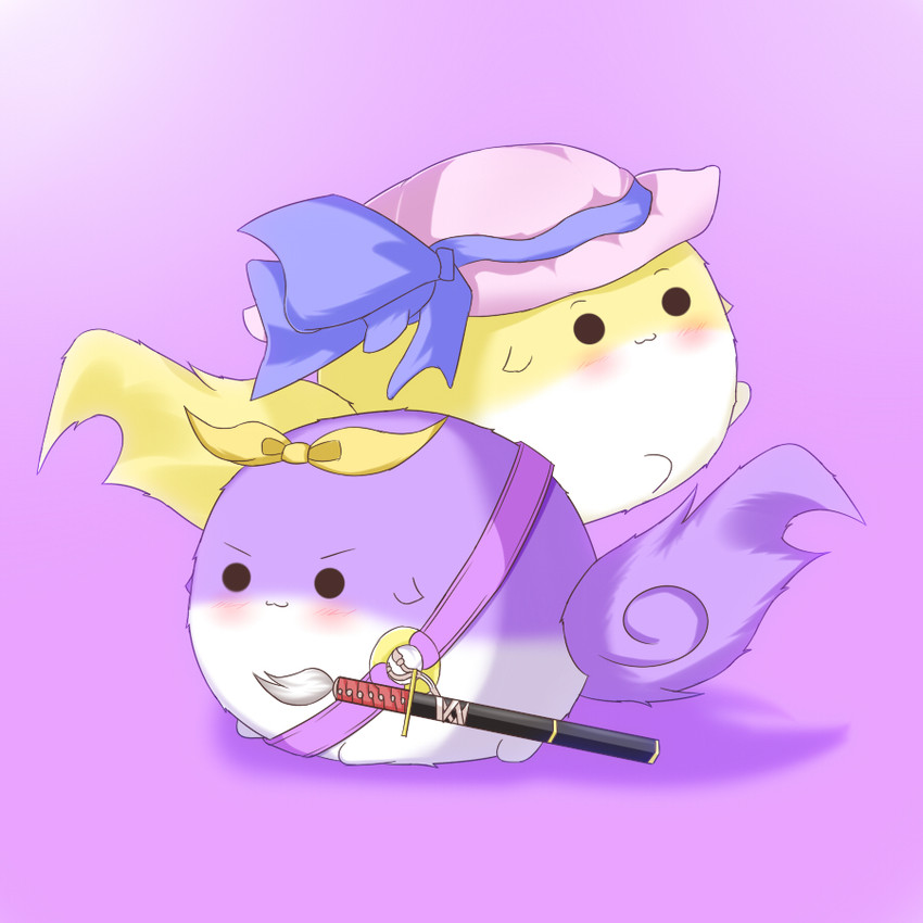 watatsuki no yorihime and watatsuki no toyohime (touhou) drawn by noiz