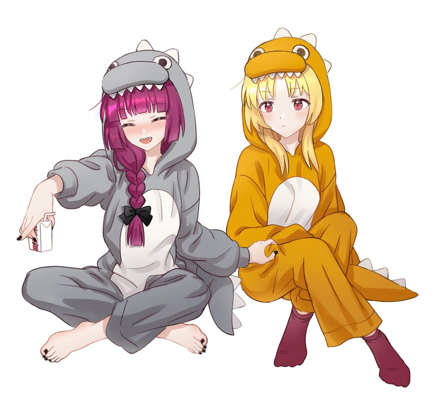 hiroi kikuri and ijichi seika (bocchi the rock!) drawn by bestramos