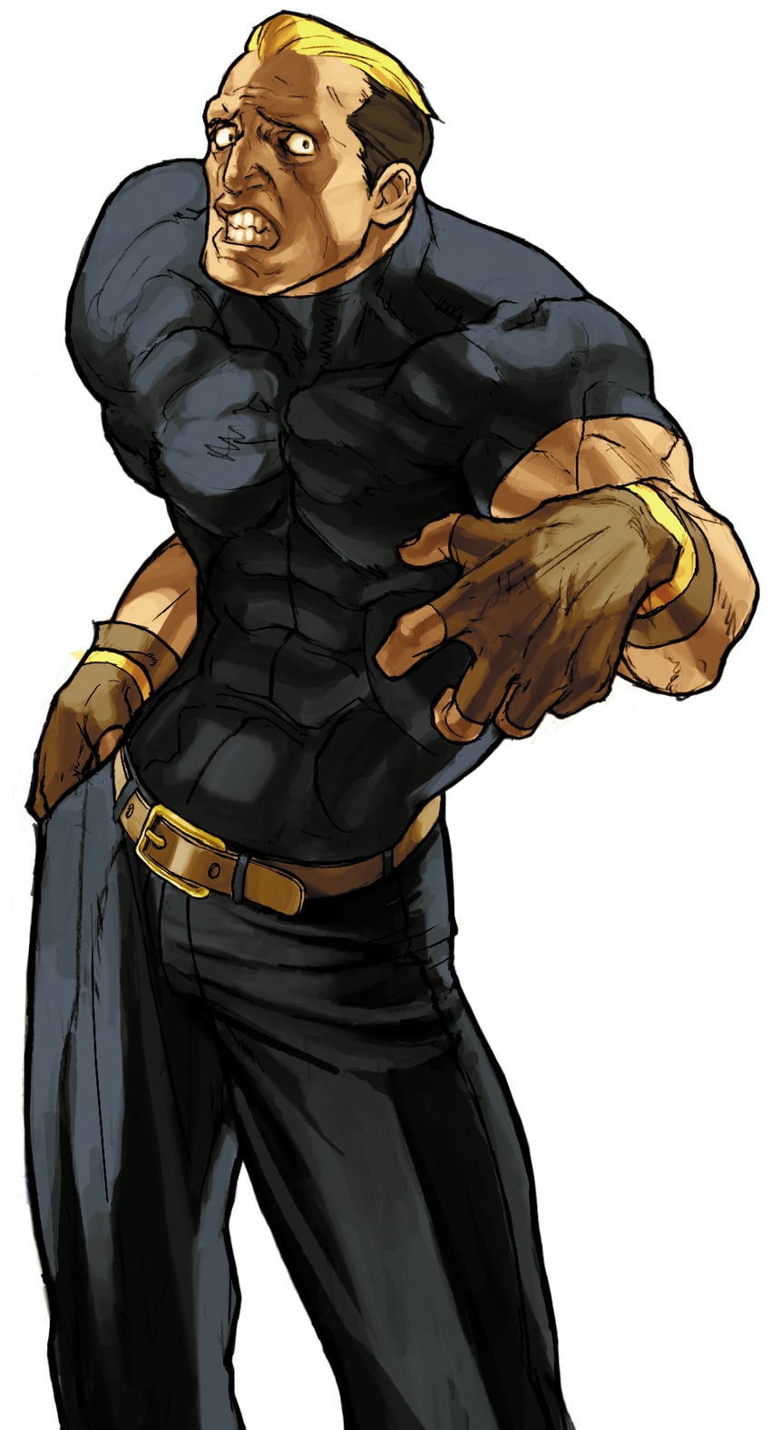 yamazaki ryuuji (fatal fury and 2 more) drawn by nishimura_kinu
