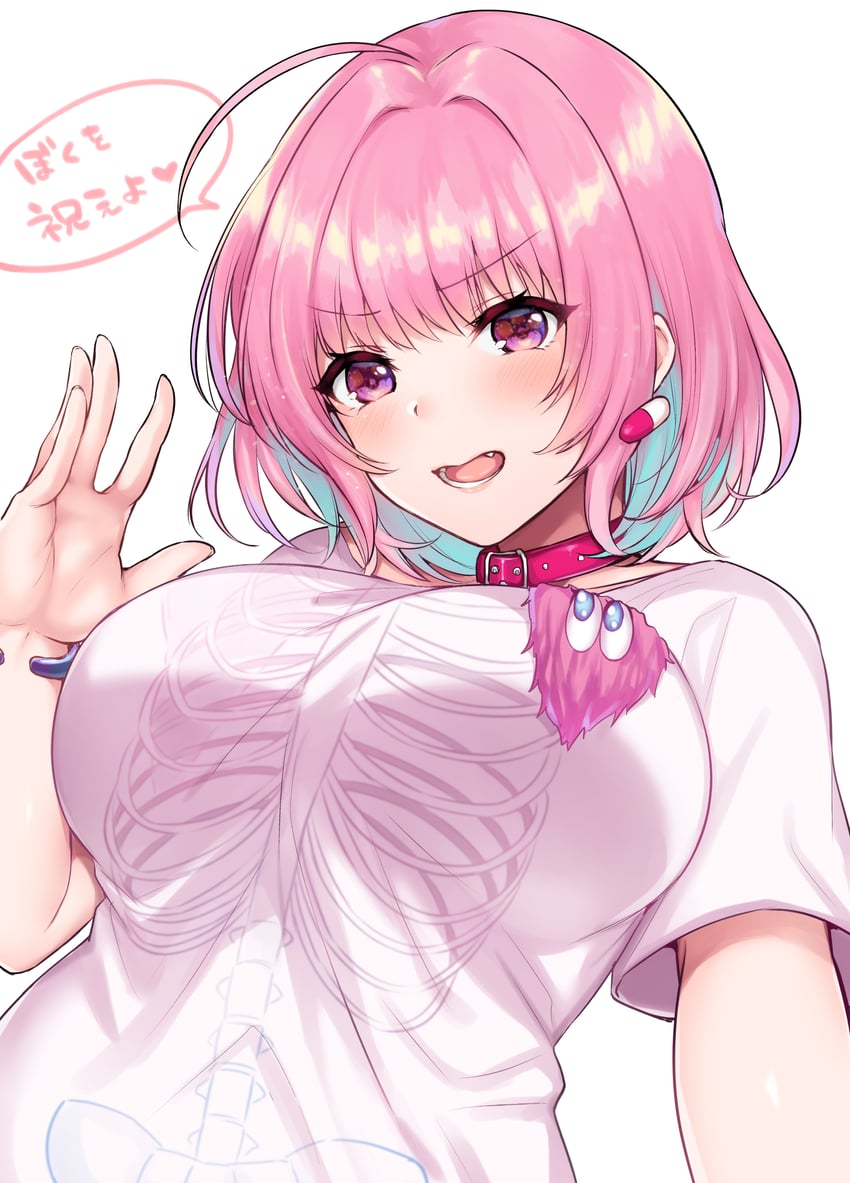 yumemi riamu (idolmaster and 2 more) drawn by kakino_nashiko