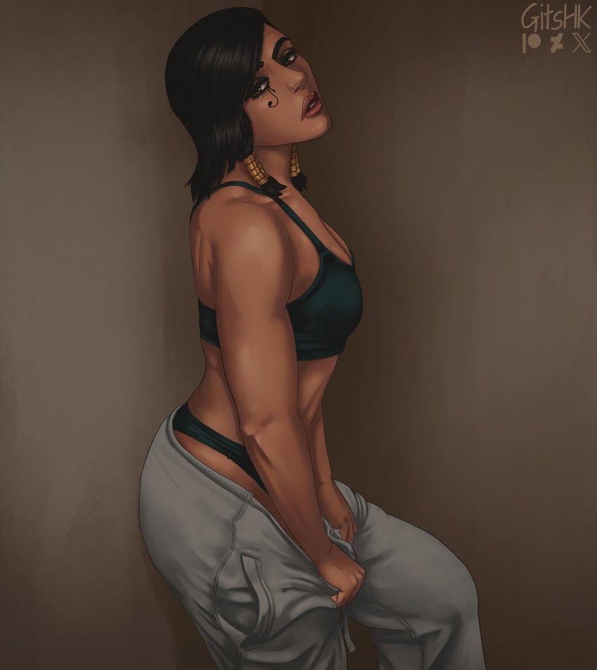 pharah (overwatch) drawn by gits-hk
