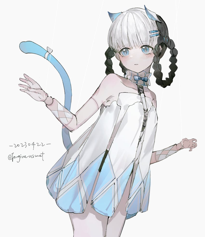 bambinata and bambinata: vitrum (punishing: gray raven) drawn by zhehua_zengyue