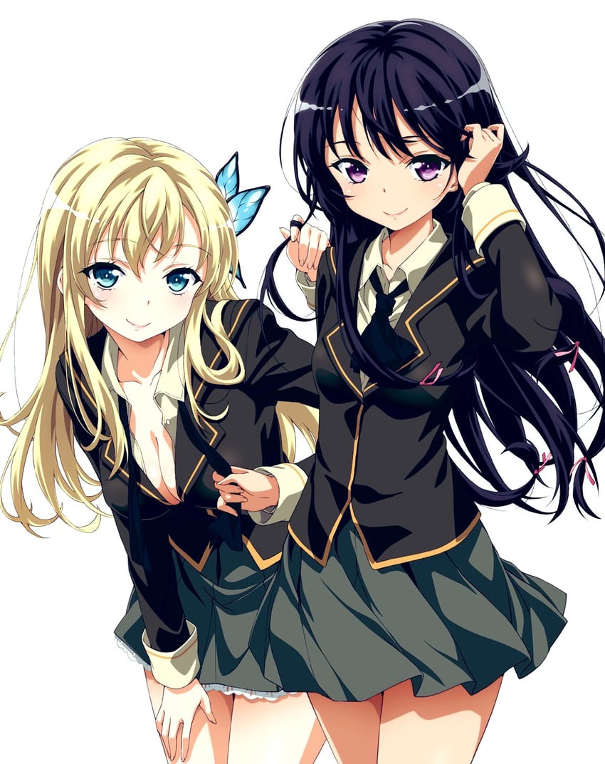 kashiwazaki sena and mikazuki yozora (boku wa tomodachi ga sukunai) drawn by watanabe_yoshihiro