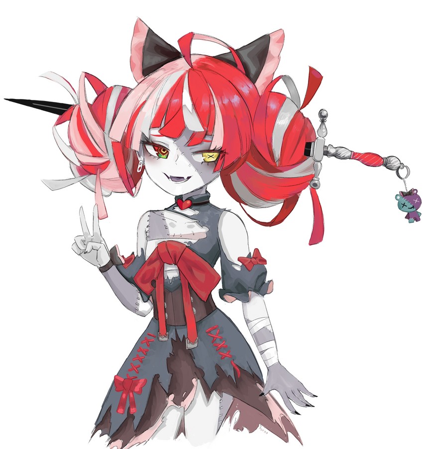 kureiji ollie and udin (hololive and 1 more) drawn by dme1