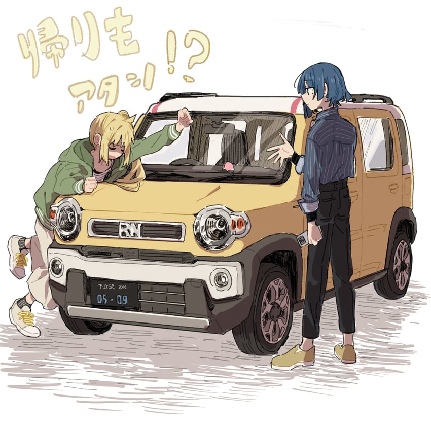 ijichi nijika and yamada ryo (bocchi the rock!) drawn by ree_(re-19)