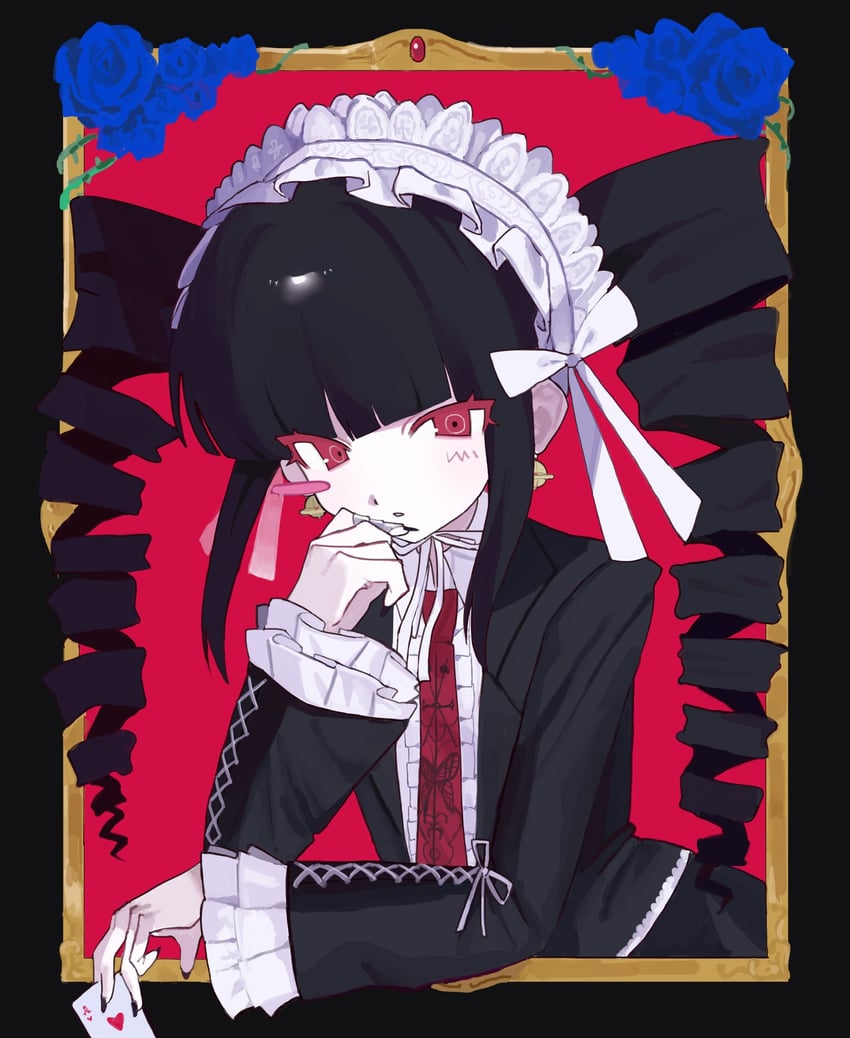 celestia ludenberg (danganronpa and 1 more) drawn by nial
