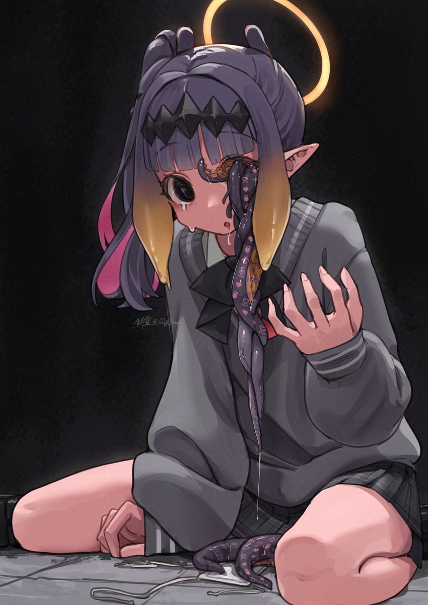 ninomae ina'nis (hololive and 1 more) drawn by mochiyuki_(gigfor1)