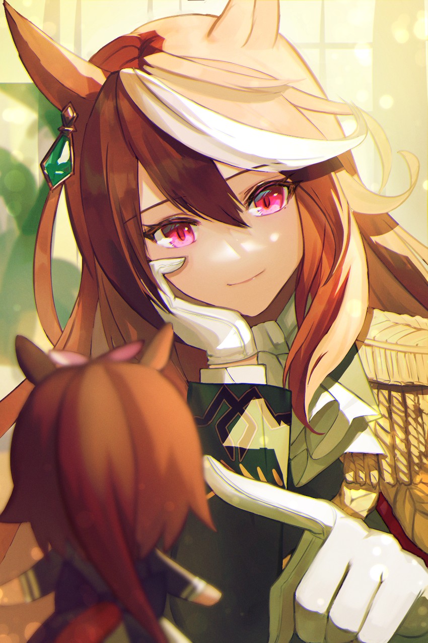 tokai teio and symboli rudolf (umamusume) drawn by dolce_(dolsuke)