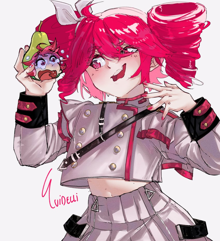 kasane teto and pearto (utau and 1 more) drawn by guidelli