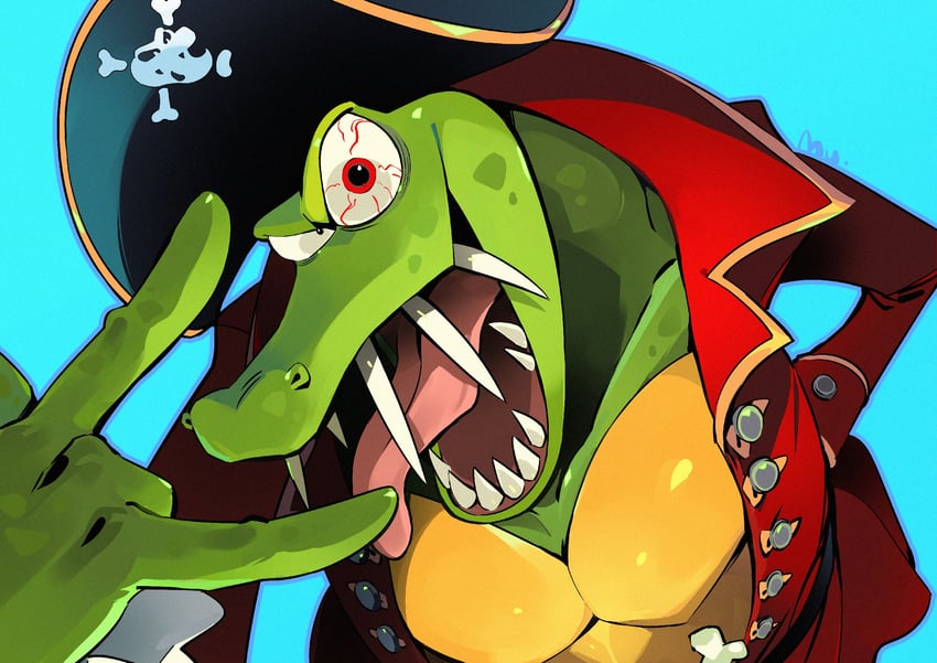 king k. rool (donkey kong and 1 more) drawn by mu_(mu_963)