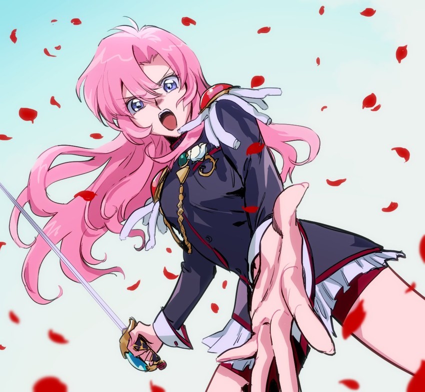 tenjou utena (shoujo kakumei utena) drawn by souma_(soumadian)