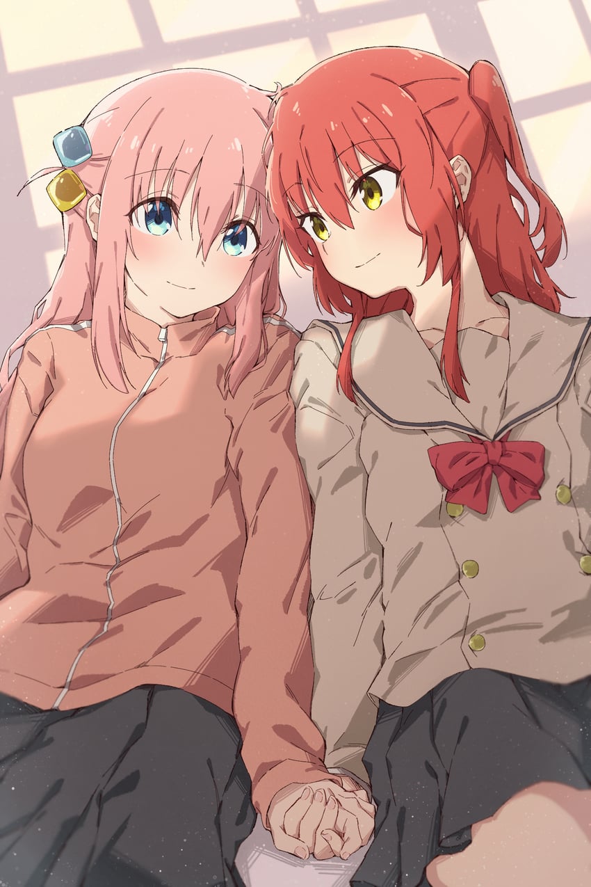 gotoh hitori and kita ikuyo (bocchi the rock!) drawn by batatata77