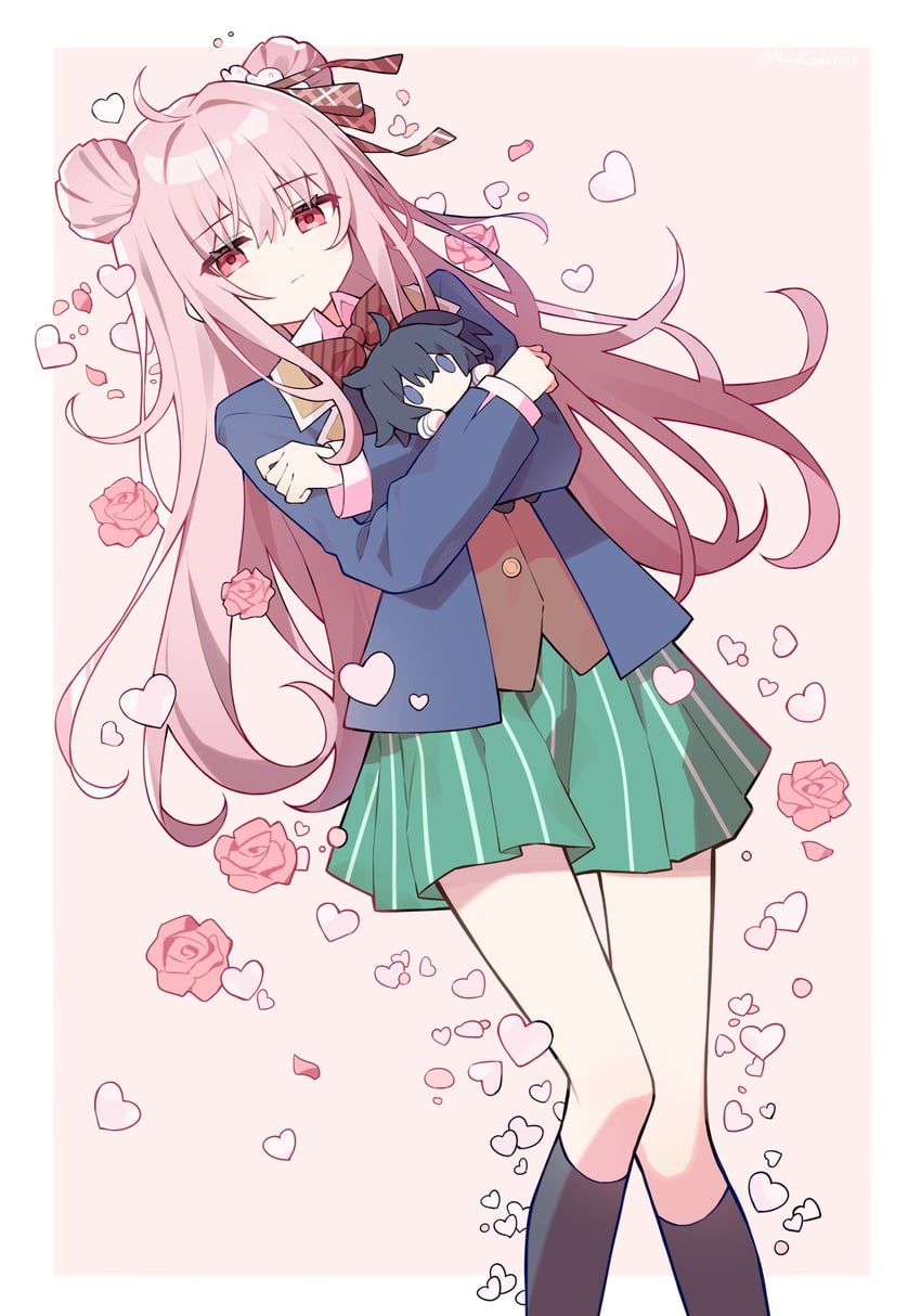 matsuzaka satou and koube shio (happy sugar life) drawn by maidcode1023