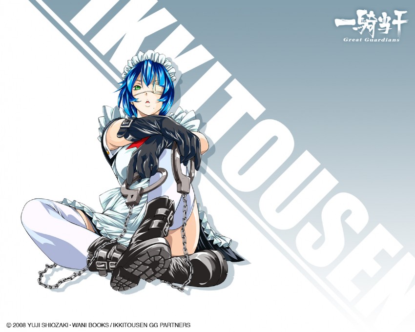 ryomou shimei (ikkitousen and 1 more) drawn by shiozaki_yuji