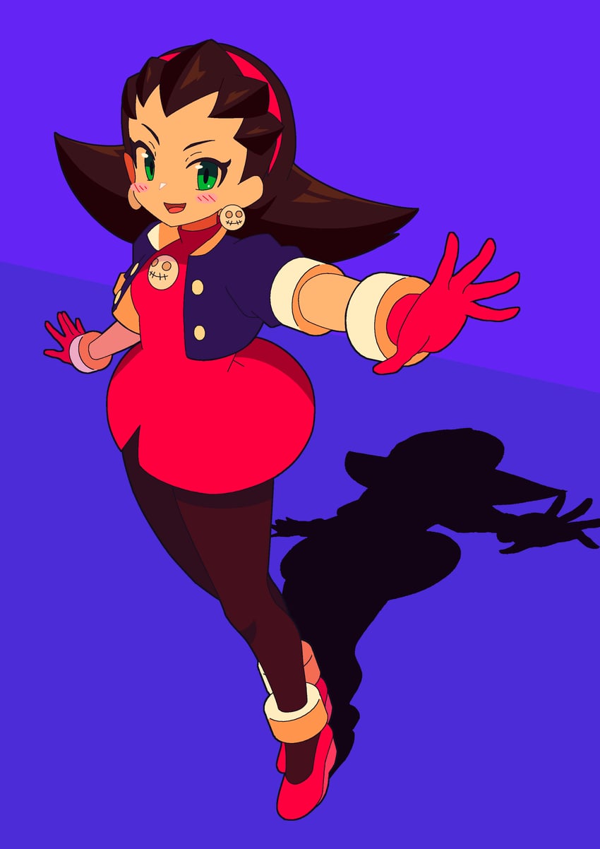 tron bonne (mega man and 1 more) drawn by yodok