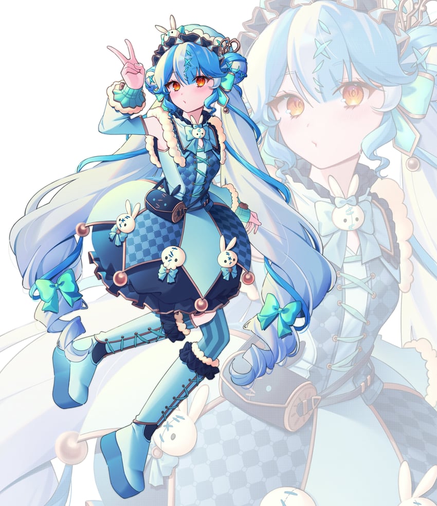 twisty amanozako (nijisanji and 1 more) drawn by yeonseo_322