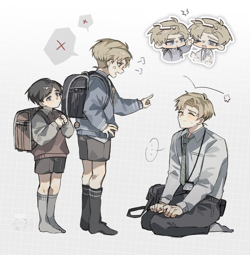 rafal and albert brudzewski (chi.: chikyuu no undou ni tsuite) drawn by toramledak