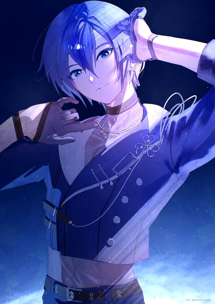 kaito and more more jump! kaito (vocaloid and 1 more) drawn by nico1016