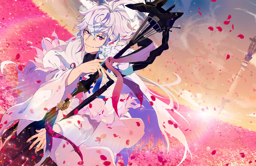 fou and merlin (fate and 1 more) drawn by ren_(rendrrr)