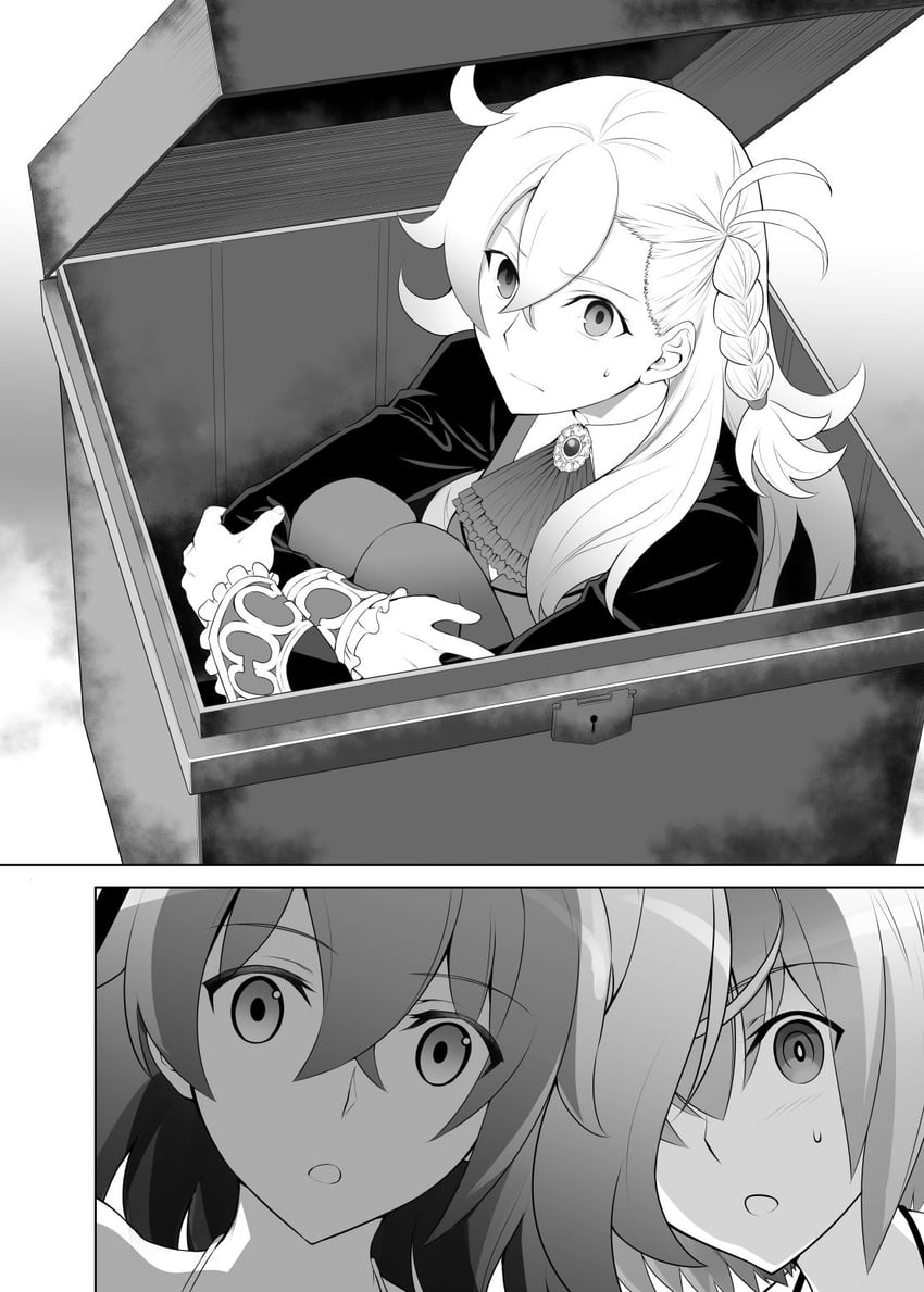 mash kyrielight, fujimaru ritsuka, and olga marie animusphere (fate and 1 more) drawn by shirotsumekusa