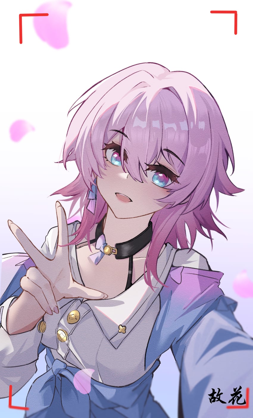 march 7th (honkai and 1 more) drawn by guhuabingwu