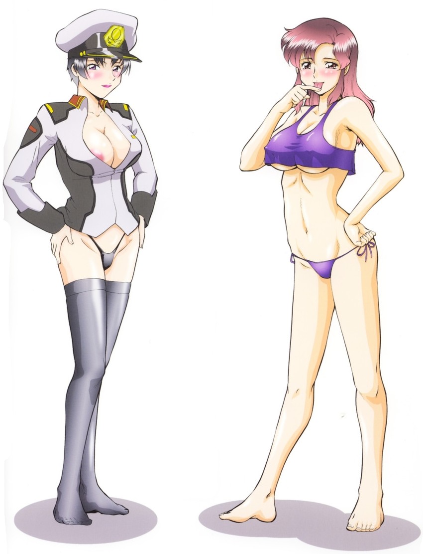 murrue ramius and natarle badgiruel (gundam and 2 more)