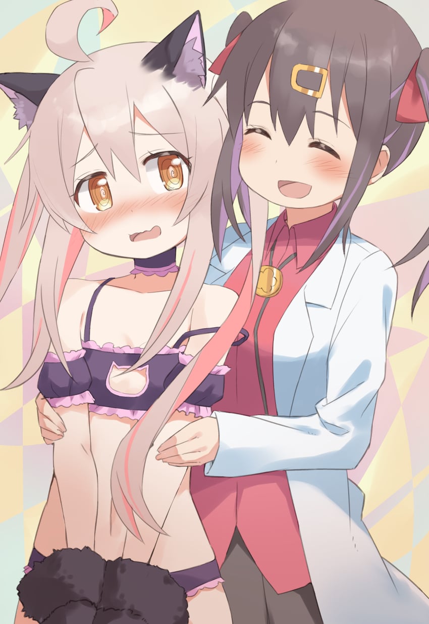 oyama mahiro and oyama mihari (onii-chan wa oshimai!) drawn by nakami_chihiro