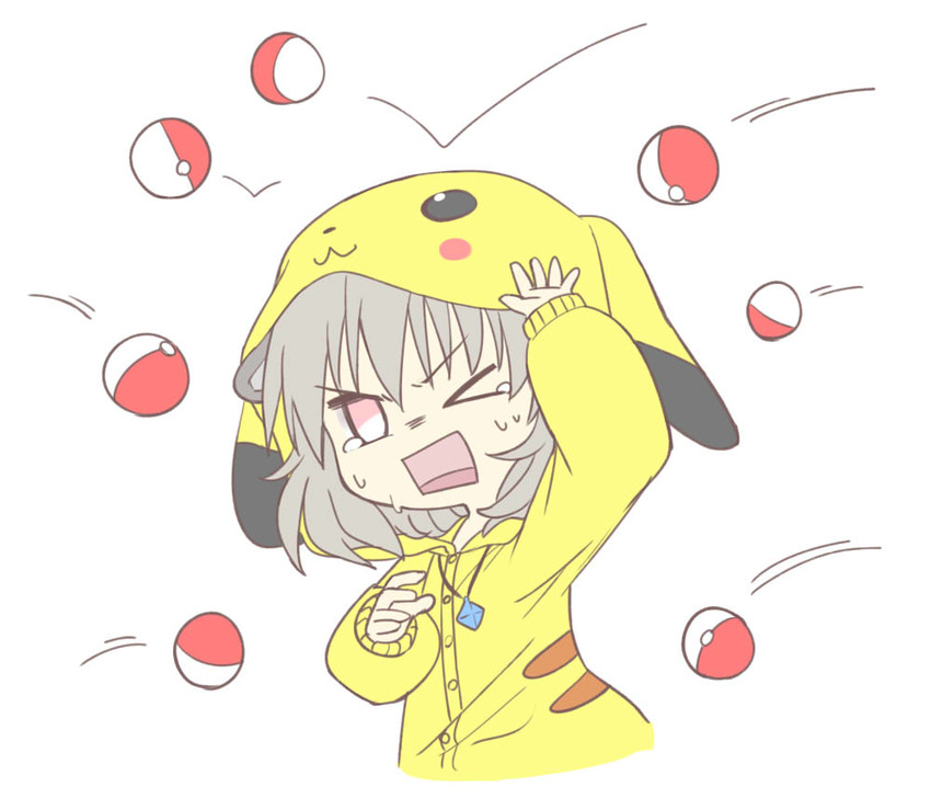 nazrin and pikachu (touhou and 3 more) drawn by naegi_(naegidokoro)