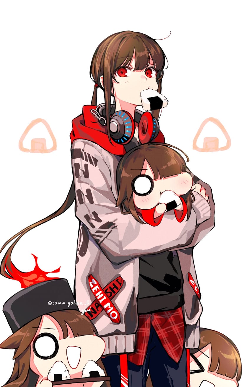oda nobunaga, oda nobukatsu, and mini nobu (fate and 1 more) drawn by yui_(tamagohan)
