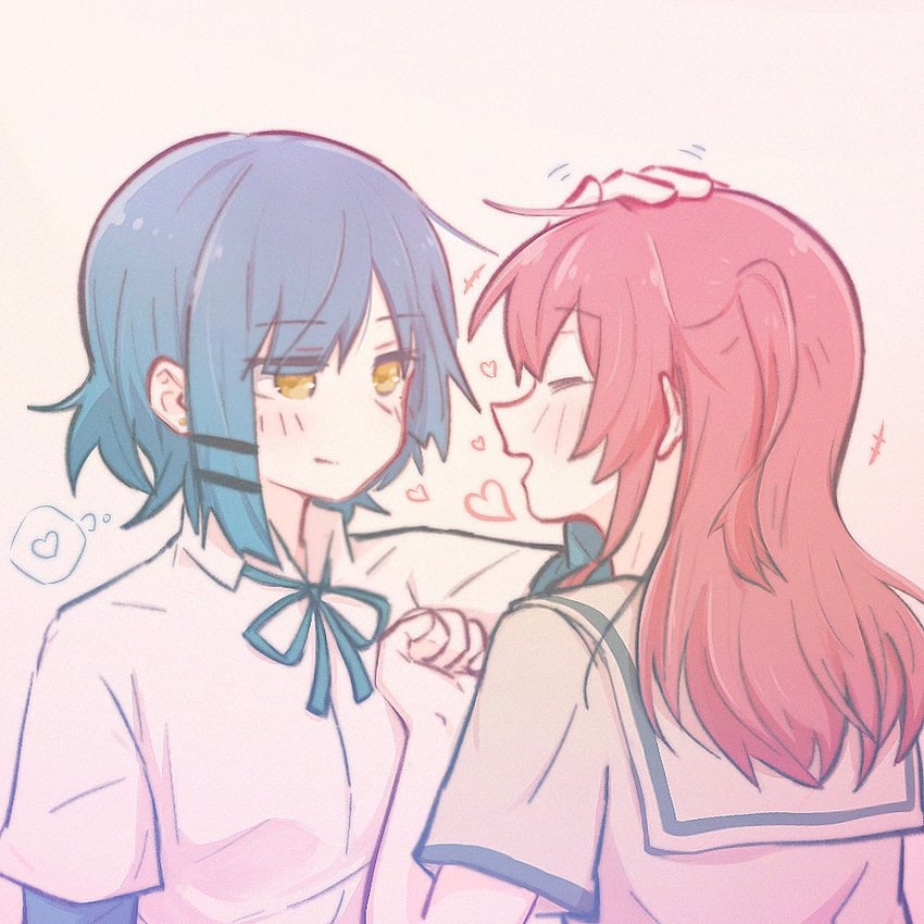 kita ikuyo and yamada ryo (bocchi the rock!) drawn by yakaze_(yakaze1604)