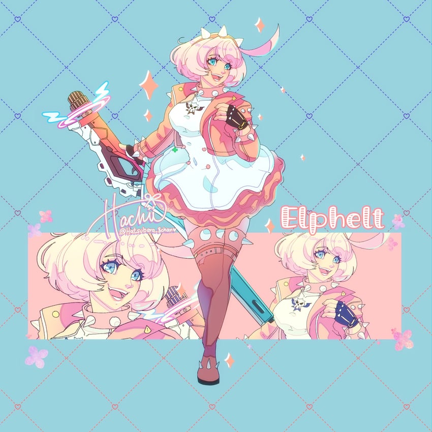 elphelt valentine (guilty gear and 1 more) drawn by hatsubara_8chan