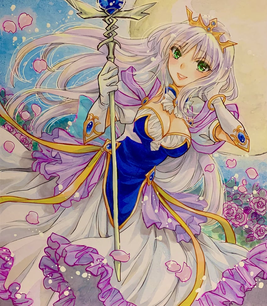 feena fam earthlight (yoake mae yori ruri iro na and 1 more) drawn by sunsyouan