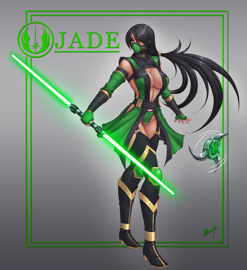 jade (star wars and 1 more) drawn by karosu_maker