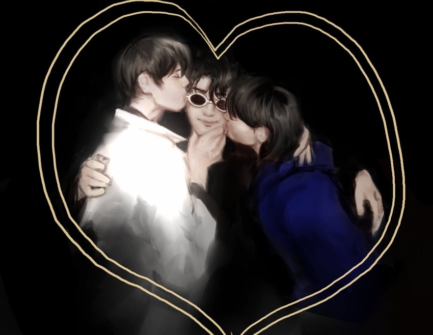 kim dokja, yoo joonghyuk, and han sooyoung (omniscient reader's viewpoint) drawn by macaronijail