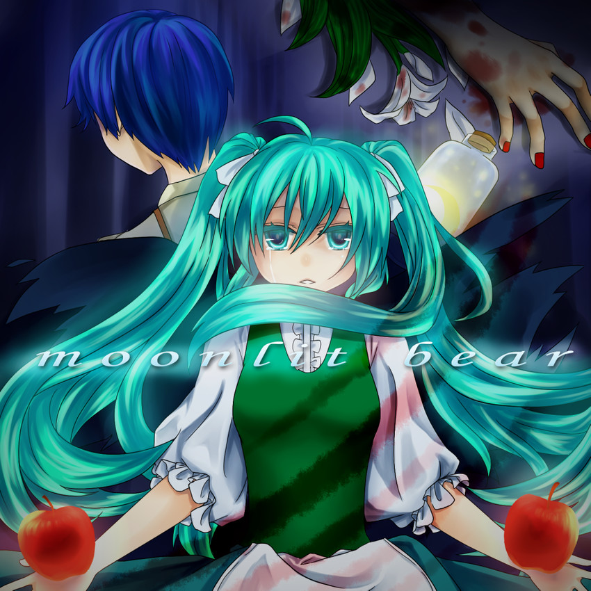 hatsune miku, kaito, meiko, eve moonlit, adam moonlit, and 1 more (vocaloid and 3 more) drawn by seasnow
