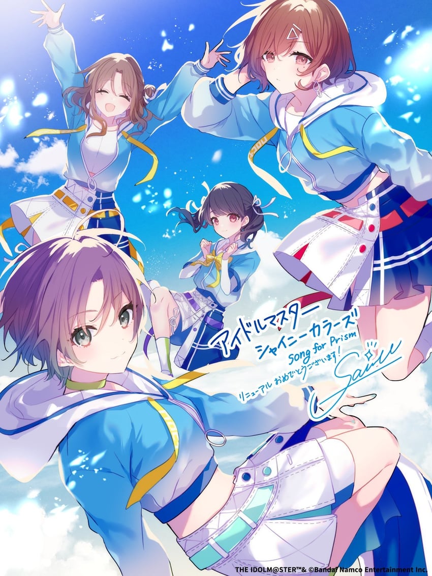 higuchi madoka and asakura toru (idolmaster and 1 more) drawn by saine