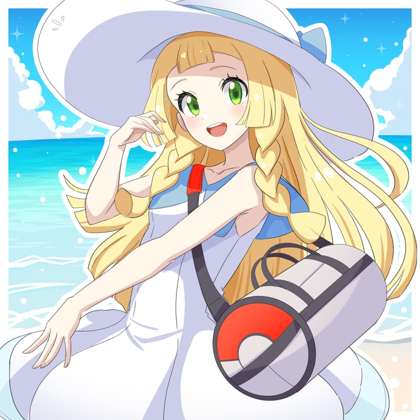 lillie (pokemon and 1 more) drawn by daiichi_(1279220)
