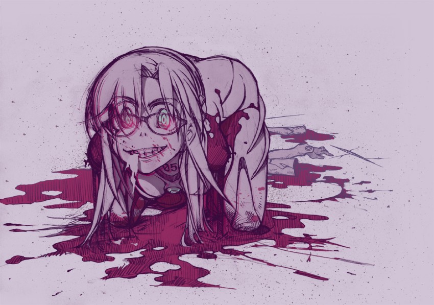 makinami mari illustrious (neon genesis evangelion and 2 more) drawn by len_(a-7)