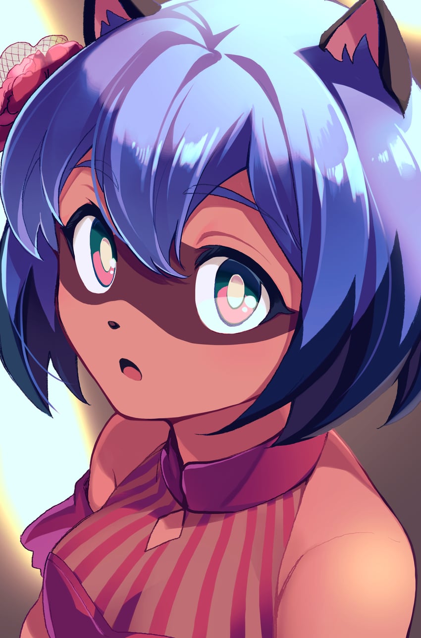 kagemori michiru (brand new animal) drawn by totemonemuuui